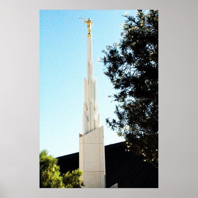 Poster templo mórmon de las vegas nv (Frente)