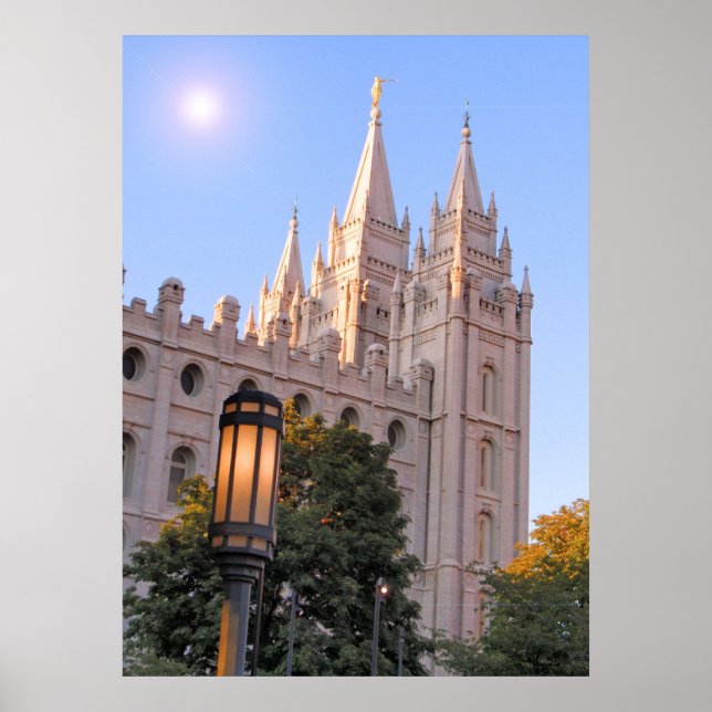 Poster Templo Salt Lake Mormon (Frente)