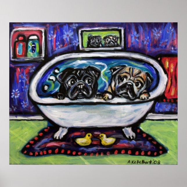 Poster Tempo de banho (Frente)