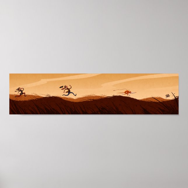 Poster tempo de caça (Frente)