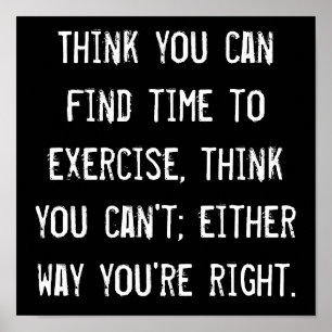 Póster Tempo de Exercício