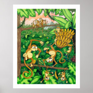 Póster Tempo de Macaco 2 - Animais - 32 x 40