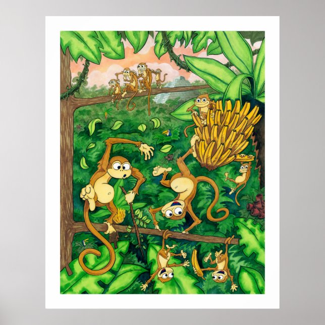 Póster Tempo de Macaco 2 - Animais - 32 x 40 (Frente)