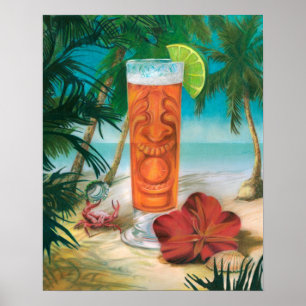 Póster Tempo de Tiki