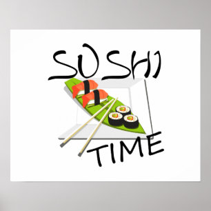 Poster Tempo do sushi