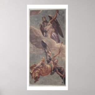 Poster Tempo e fama, do sacristy (fresco)