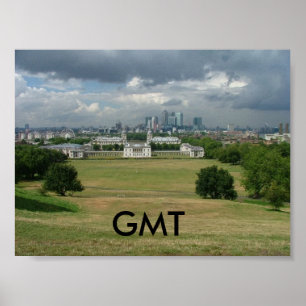 Póster Tempo médio de Greenwich