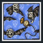 Póster Tempo Para Bats De Crânio - Surreal De Gótico Nigh<br><div class="desc">Time for Skull Bats (um dos 6 designs) da série "Gótico Nightmare" 2022 do artista americano Dean A. Kendrick. poster brilhante de 20" x 20". Há tempo suficiente para o Skull Bats no salão? Um híbrido gótico/pop arte desenhado à mão com marcador no papel,  processo digital e cor.</div>
