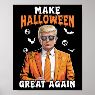 Poster Temporada Assustadora Engraçado Faça o Halloween G