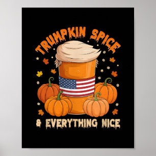 Poster Temporada de Trumpkin Especiarias Ação de Graças C