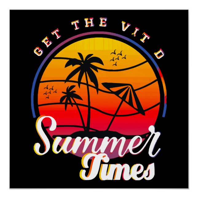 Póster Tempos de Verão (Frente)