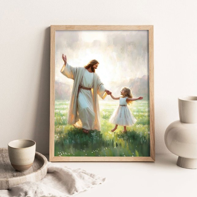 Poster Tempos Felizes, Arte Cristã Digital, Jesus e Litt (Criador carregado)
