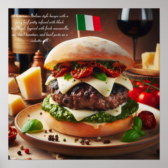 Poster Temptagem de Trufas Tuscan (Frente)