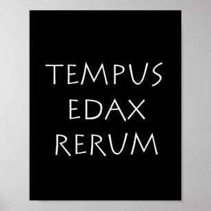 Poster Tempus edax rerum