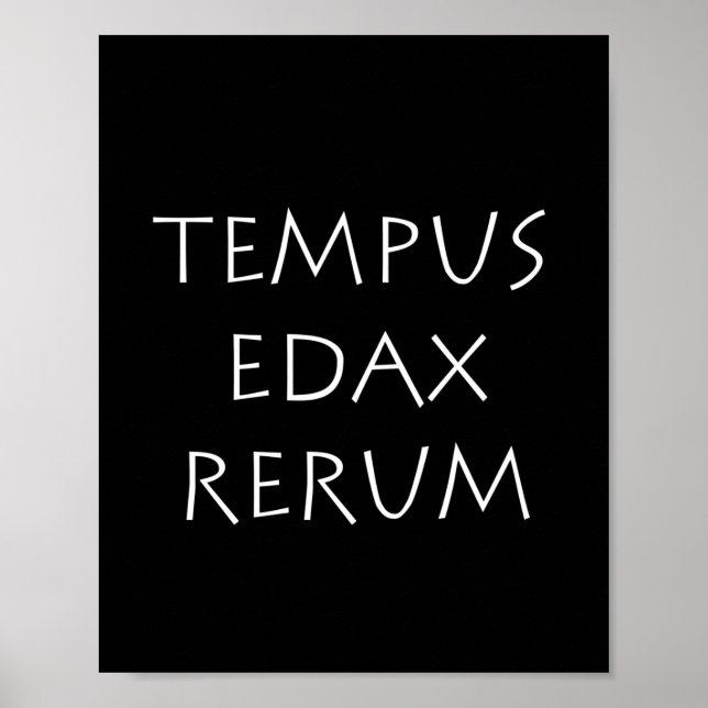 Poster Tempus edax rerum (Frente)