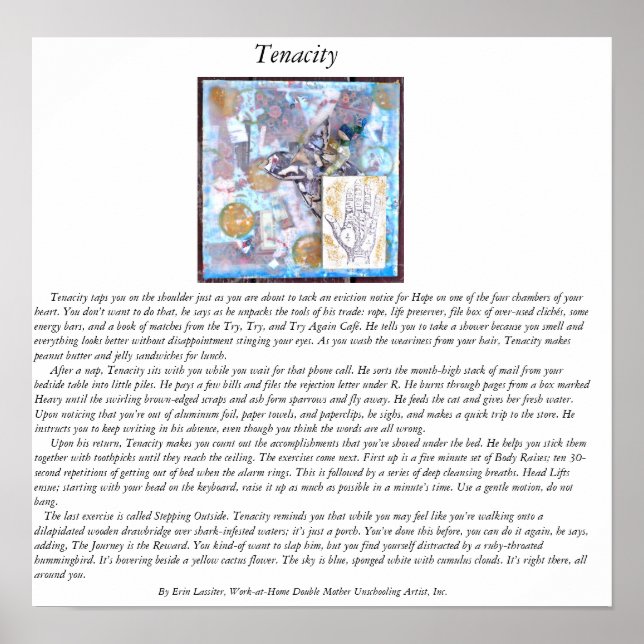 Póster Tenacidade (Frente)