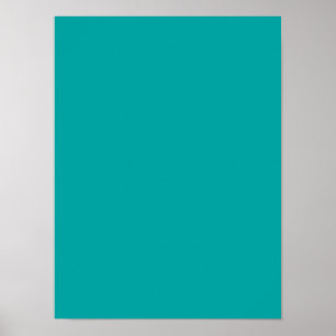 Poster Tendência de Cor de Moda Verde Azul-Azul-Azul-Azu
