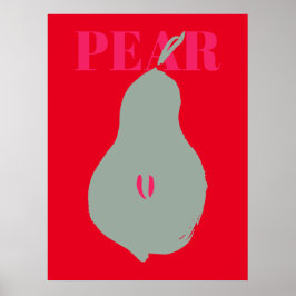 Poster Tendência de ilustrações sobre Frutas e legumes