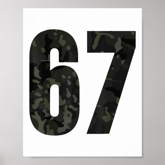 Poster Tendência Geração Alpha Seis Sete 6 7 Meme Cam Mul (Frente)