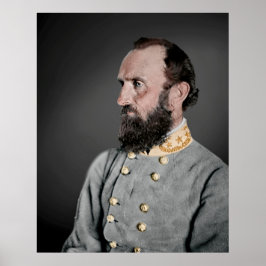 Poster Tenente-General Thomas (Stonewall) Jackson