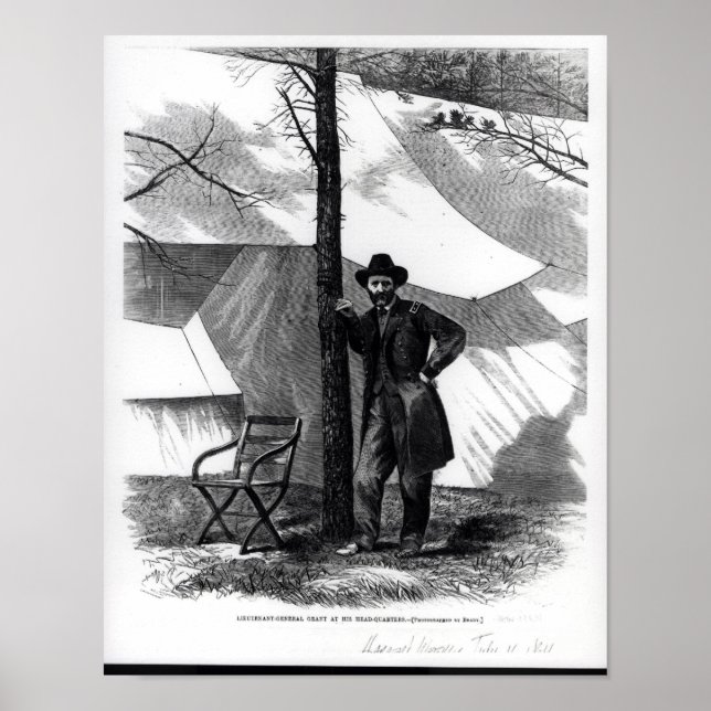 Poster Tenente-General Ulysses S. Grant (Frente)