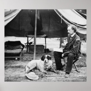 Póster Tenente Georger Custer PhotographVirginia