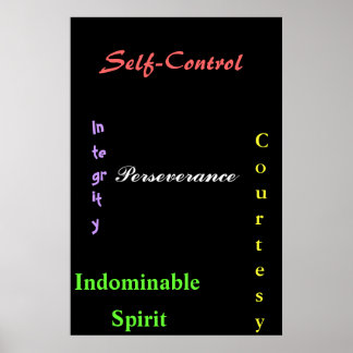 Póster Tenents do Cinturão Negro