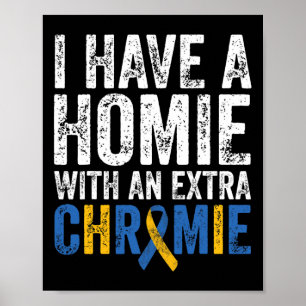 Poster Tenha Um Amigo Com Um Cromossomo Extra Síndrome de