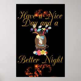 Poster Tenha um belo dia e uma noite melhor de verão