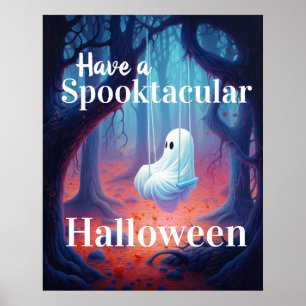 Poster Tenha um fantasma de Dia das Bruxas Spooktacular