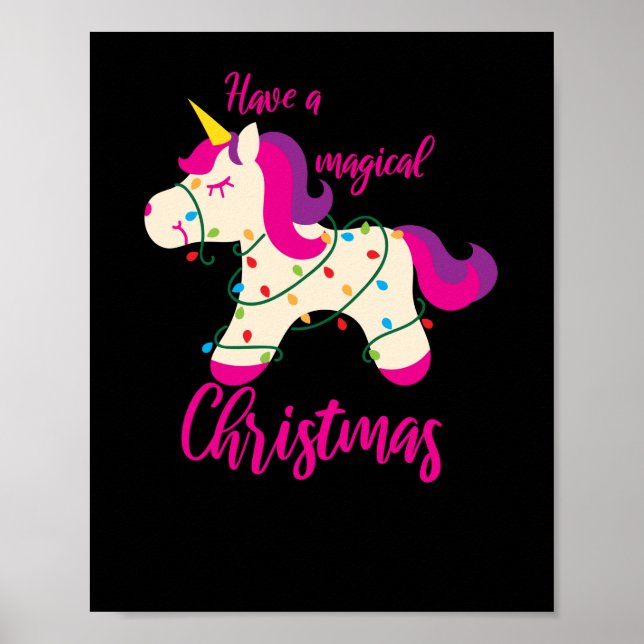 Poster Tenha um Natal mágico (Frente)