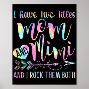 Poster Tenho Dois Títulos Mamãe E Mimi E Eu Os Rotaremos