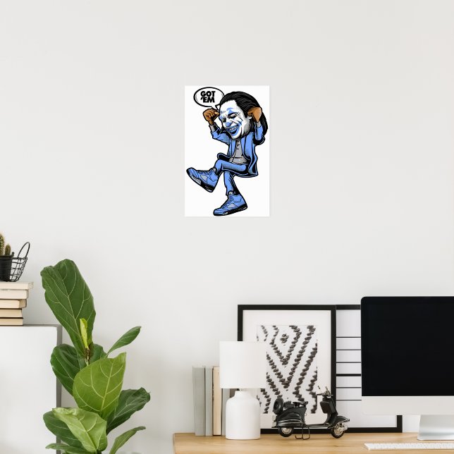 Poster Tenho-os (Escritório em casa)