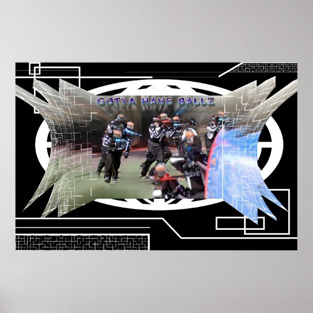 Póster Tenho que ter bolas (Frente)