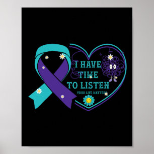 Poster Tenho Tempo Para Ouvir Seus Problemas De Vida Suic