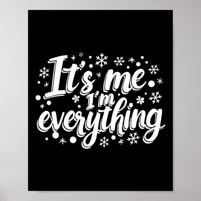Poster Tenho tudo que quero no Natal, sou eu (Frente)
