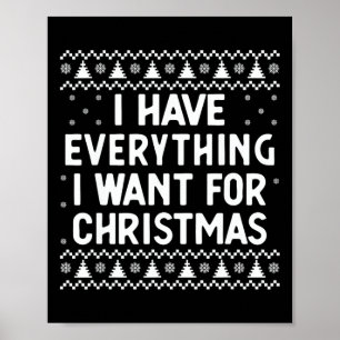 Poster Tenho tudo que quero no Natal, sou eu