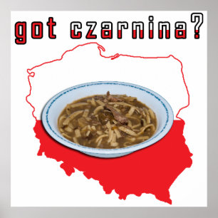 Poster Tenho um mapa polonês cznina
