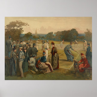 Póster Tênis 1887
