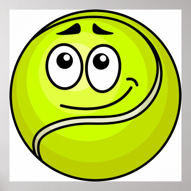 Poster Tênis Ball Face (Frente)