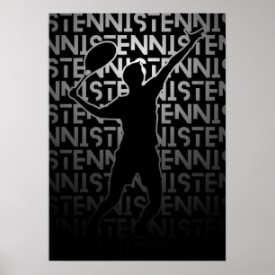 Poster tênis Cor metálica Presente Tênis