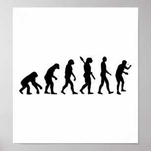 Póster Tênis de Mesa de Evolução