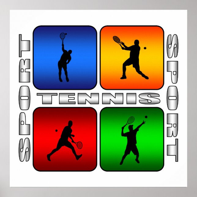 Poster Tênis espetacular (masculino) (Frente)