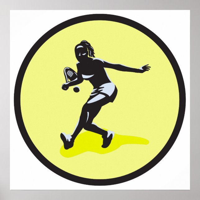 Póster tênis feminino (Frente)