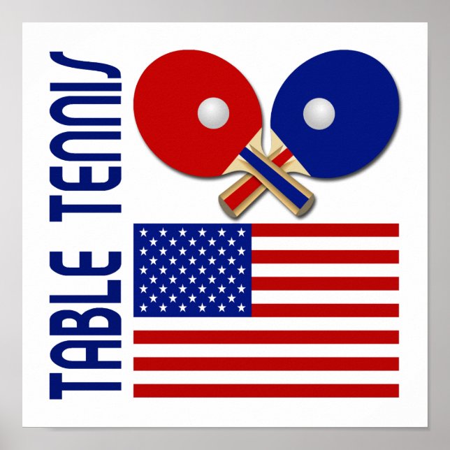 Póster Tênis mesa (Frente)