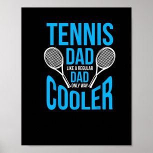 Poster tênis pai engraçado dia de lutas engraçadas