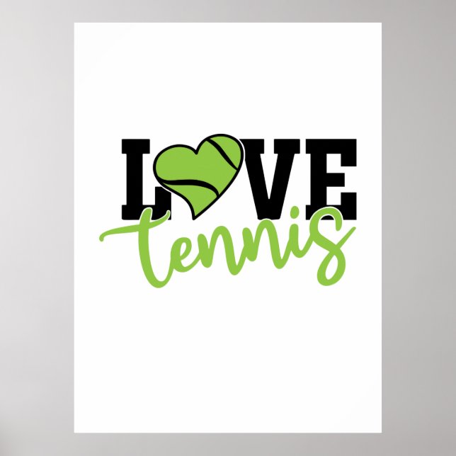 Poster Tênis Player | Tênis de amor (Frente)