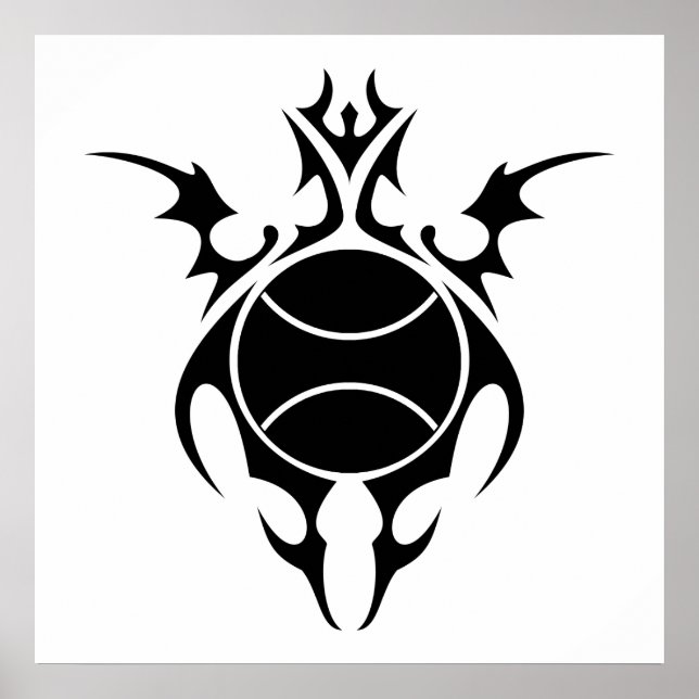 Poster tênis tribal (Frente)