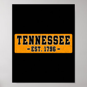 Poster Tennessee é 1796 grande parque nacional das montan