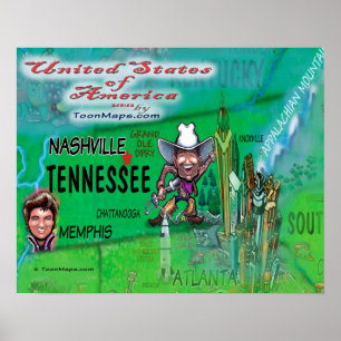 Póster Tennessee EUA